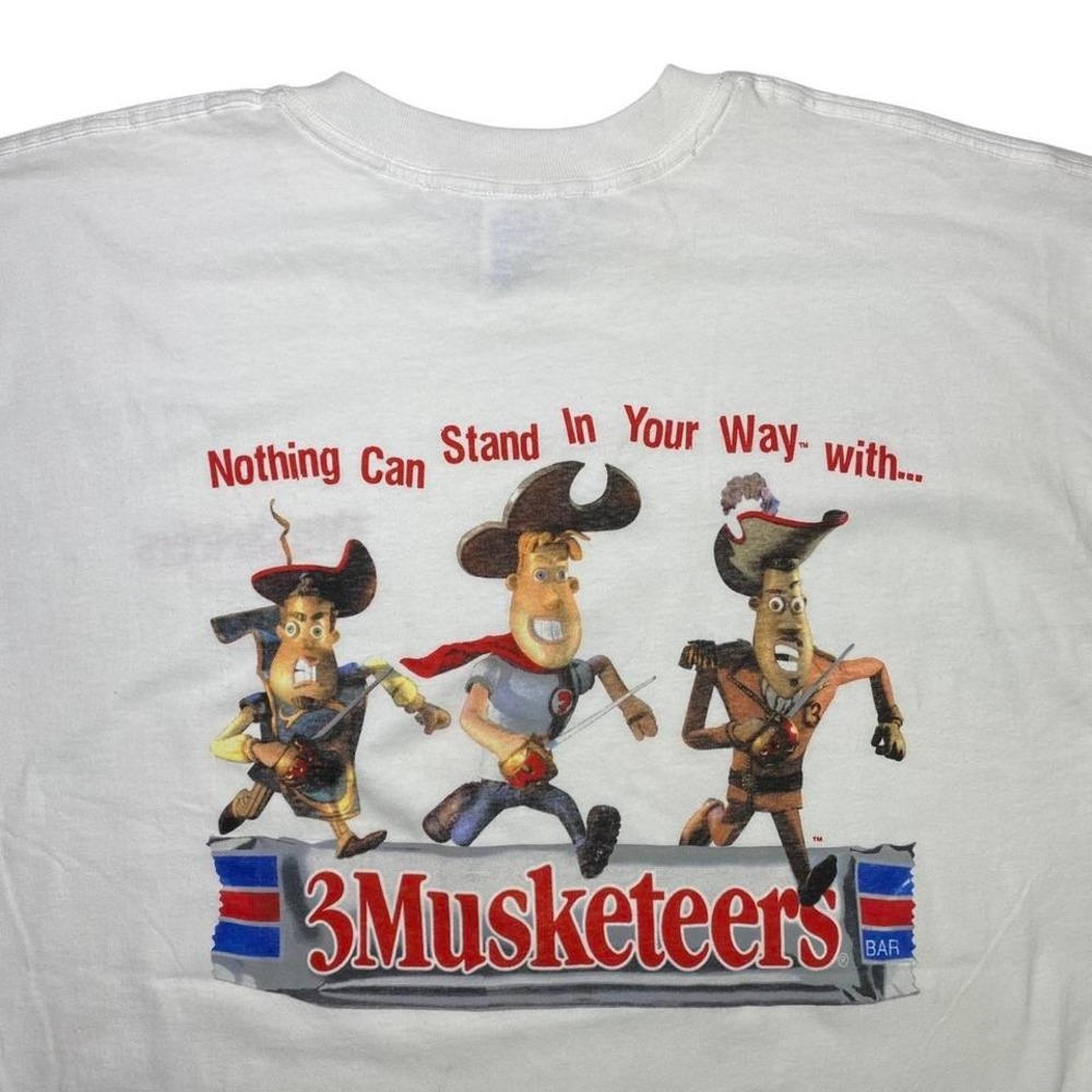 Vintage 3 Musketeers x Mars chocolate promo shirt‎